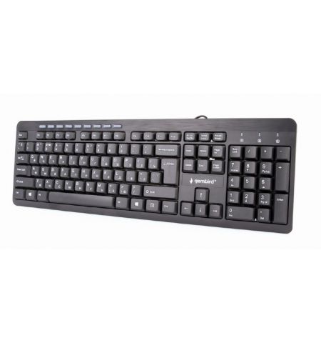 Gembird KB-UM-106-RU Multimedia keyboard, Silent, 9 hotkeys, USB, Black Gembird KB-UM-106-RU Multimedia keyboard, Silent, 9 hotkeys, USB, Black