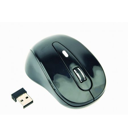 Gembird MUSW-6B-01, Wireless Optical Mouse, 2.4GHz, 6-button, 800/1200/1600dpi, Nano Reciver, USB, Black Gembird MUSW-6B-01, Wireless Optical Mouse, 2.4GHz, 6-button, 800/1200/1600dpi, Nano Reciver, USB, Black