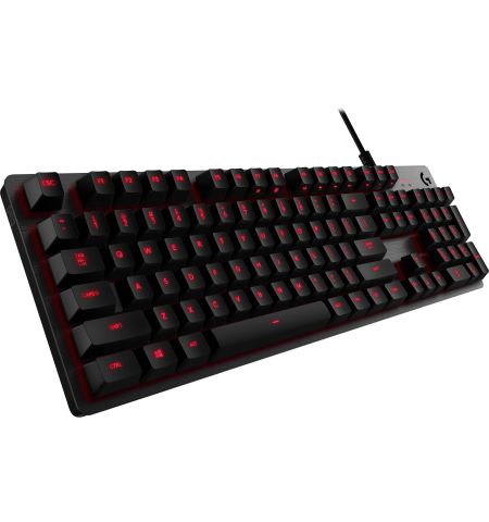 Logitech Mechanical Gaming Keyboard G413 Carbon, Backlighting RED LED, Romer G, USB Logitech Mechanical Gaming Keyboard G413 Carbon, Backlighting RED LED, Romer G, USB