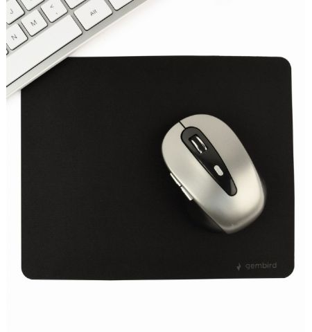 Gembird Mouse pad MP-S-BK, SBR rubber, Grey Gembird Mouse pad MP-S-BK, SBR rubber, Grey