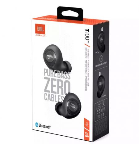 Наушники JBL T100 TWS, Black