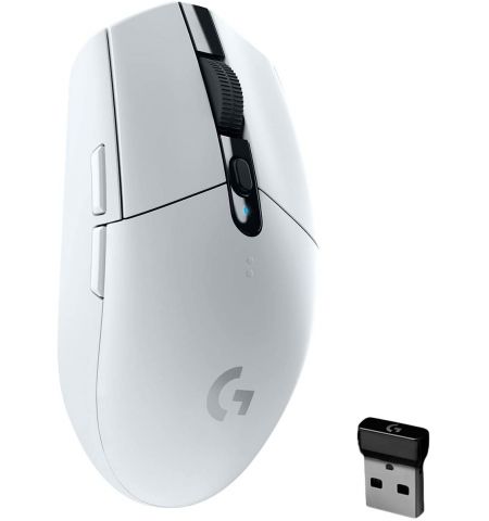 Logitech Gaming Mouse G305 Lightspeed Wireless, High-speed, Hero Gaming Sensor,  6 Programmable buttons, 200-12000 dpi, 1ms report rate, White Logitech Gaming Mouse G305 Lightspeed Wireless, High-speed, Hero Gaming Sensor,  6 Programmable buttons, 200-12000 dpi, 1ms report rate, White