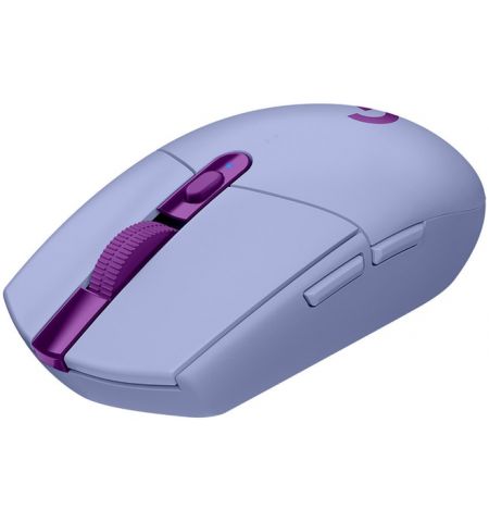 Logitech Gaming Mouse G305 LIGHTSPEED Wireless Gaming Mouse - LILAC - 2.4GHZ/BT - EER2 - G305 Logitech Gaming Mouse G305 LIGHTSPEED Wireless Gaming Mouse - LILAC - 2.4GHZ/BT - EER2 - G305
