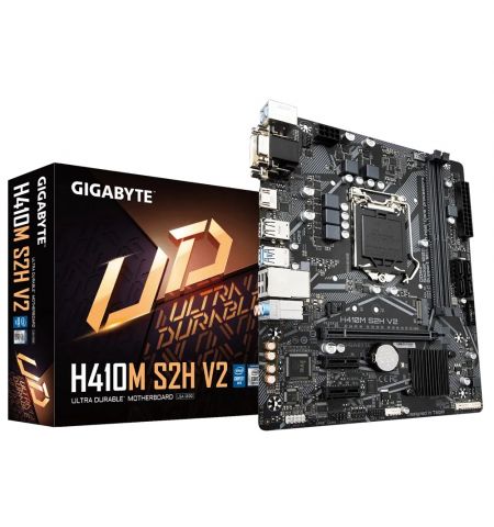 GIGABYTE H410M S2H V2, Socket 1200, Intel® H470 (10th Gen CPU), Dual GIGABYTE H410M S2H V2, Socket 1200, Intel® H470 (10th Gen CPU), Dual