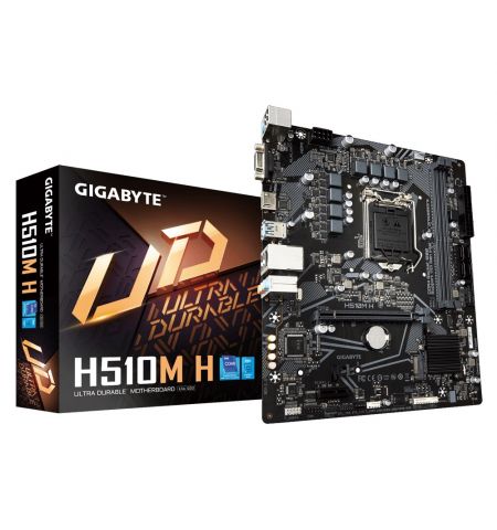 GIGABYTE H510M H, Socket 1200, Intel® H510 (11/10th Gen CPU), Dual GIGABYTE H510M H, Socket 1200, Intel® H510 (11/10th Gen CPU), Dual