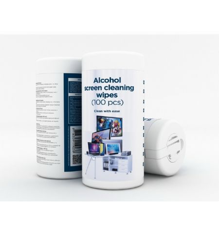 Gembird Cleaning wipes (CK-AWW100-01), Cleaning wipes LCD/TFT 100 pcs Gembird Cleaning wipes (CK-AWW100-01), Cleaning wipes LCD/TFT 100 pcs