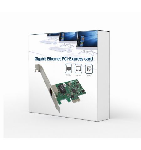 PCIe / Gigabit Ethernet Adapter / Gembird NIC-GX1 PCIe / Gigabit Ethernet Adapter / Gembird NIC-GX1