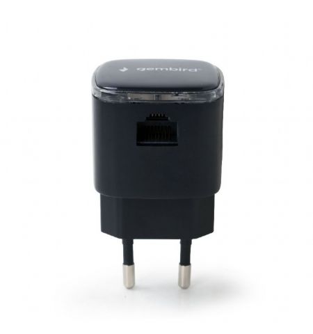 Wi-Fi repeater Gembird WNP-RP300-03-BK / N300 / Wi-Fi4 / 1 x 10/100M RJ45 / Black