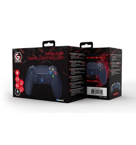 Gembird JPD-PS4BT-01 Wireless game controller for PlayStation 4 or PC, Black