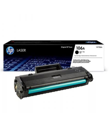 HP 106A (W1106A) Black cartridge for HP Laser 107a /107w, HP Laser