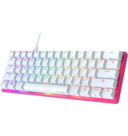 Tastatura HYPERX Alloy Origins 60 Pink, HX Red key switch [572Y6AA#ACB]