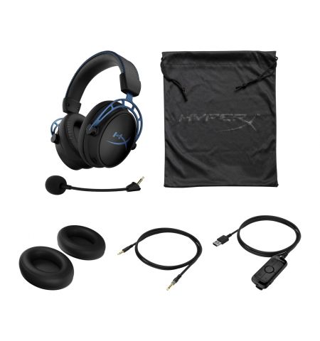 Casti Gaming HyperX Cloud Alpha S , black/blue [4P5L3AA]