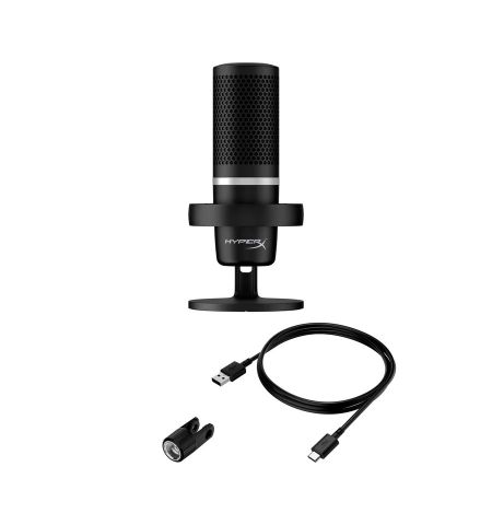 Microfon pentru streaming HyperX DuoCastt, Black, [4P5E2AA]
