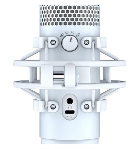 Microfon pentru streaming HyperX QuadCast S, RGB, White [519P0AA]