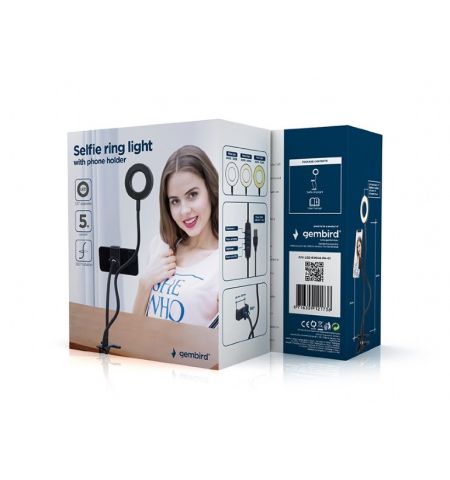 Светодиодное кольцо для селфи с держателем
