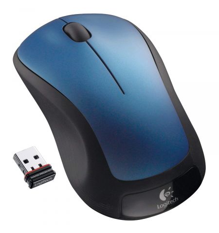 Logitech Wireless Mouse M310 Blue, Laser Mouse for Notebooks, Nano Logitech Wireless Mouse M310 Blue, Laser Mouse for Notebooks, Nano