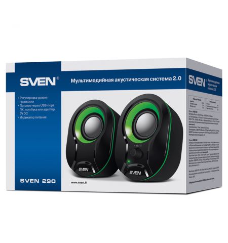 SVEN SV 290 Black-Green
