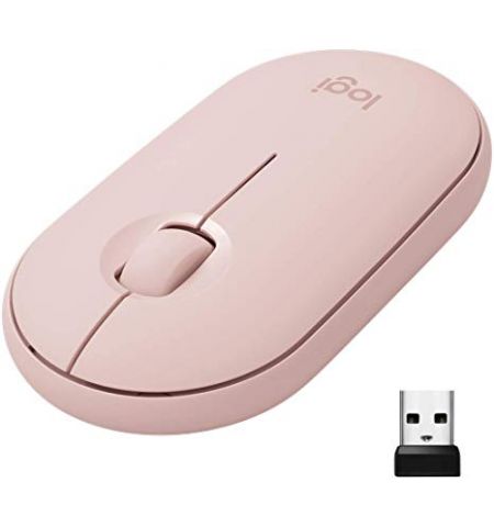 Logitech Wireless Mouse Pebble M350 Rose, Optical Mouse for Notebooks, Logitech Wireless Mouse Pebble M350 Rose, Optical Mouse for Notebooks,