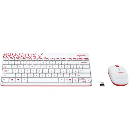 Logitech Wireless Desktop MK240 Nano USB, Keyboard + Mouse, 2.4GHz Logitech Wireless Desktop MK240 Nano USB, Keyboard + Mouse, 2.4GHz