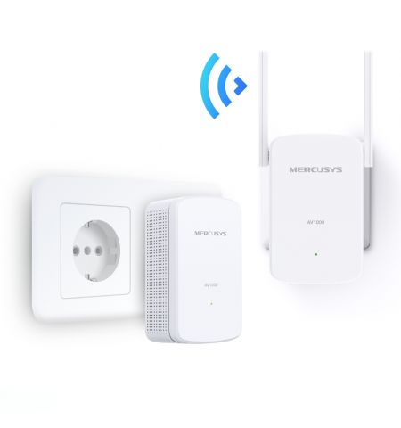 Powerline Adapter MERCUSYS  MP510KIT / 1000Mbps  / 1 Gigabit LAN Port