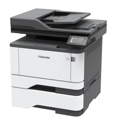 MFP A4 Toshiba e-STUDIO409S (Inc.Starter KIT!), Copier/Printer/Scanner/Duplex/RADF/Fax 50-sheet, A4 40/44 ppm , 600x600 dpi, 250 sheets, bypass: 100 sheets, 7.2 cm (2.8”)touch,  512 MB, A6-A4/custom, 60-217 g/m2, 100Base-TX (incl. IPv6), USB 2.0, WLAN* op MFP A4 Toshiba e-STUDIO409S (Inc.Starter KIT!), Copier/Printer/Scanner/Duplex/RADF/Fax 50-sheet, A4 40/44 ppm , 600x600 dpi, 250 sheets, bypass: 100 sheets, 7.2 cm (2.8”)touch,  512 MB, A6-A4/custom, 60-217 g/m2, 100Base-TX (incl. IPv6), USB 2.0, WLAN* op