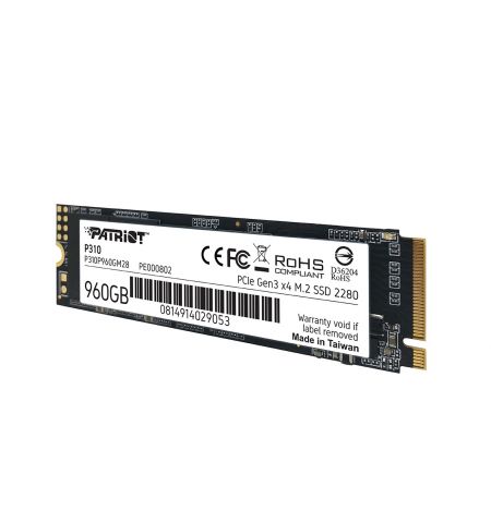 M.2 NVMe SSD Patriot P310 960GB