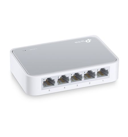 Switch TP-LINK TL-SF1005D / 5 port / 100Mb / RJ45 / Plastic case Switch TP-LINK TL-SF1005D / 5 port / 100Mb / RJ45 / Plastic case