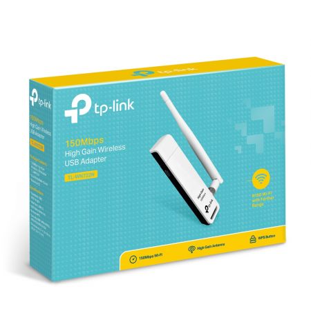 USB 2.0 / Wi-Fi Adapter / TP-LINK TL-WN722N USB 2.0 / Wi-Fi Adapter / TP-LINK TL-WN722N