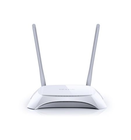 TP-LINK TL-MR3420  N300 Wireless 3G/4G Router, USB 2.0 Port for UMTS/HSPA/EVDO USB modem, 3G/WAN failover, 3G/WAN Connection Back-up, 2T2R, 300Mbps 2.4GHz, 802.11n/g/b, Built-in 4-port Switch, with 2 detachable antennas