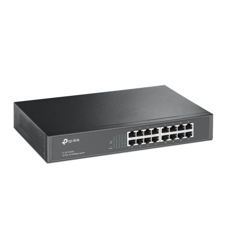 Коммутатор TP-LINK TL-SF1016DS / 16 port / 100Mb / RJ45 / 1U 13-inch rack-mountable steel case Коммутатор TP-LINK TL-SF1016DS / 16 port / 100Mb / RJ45 / 1U 13-inch rack-mountable steel case