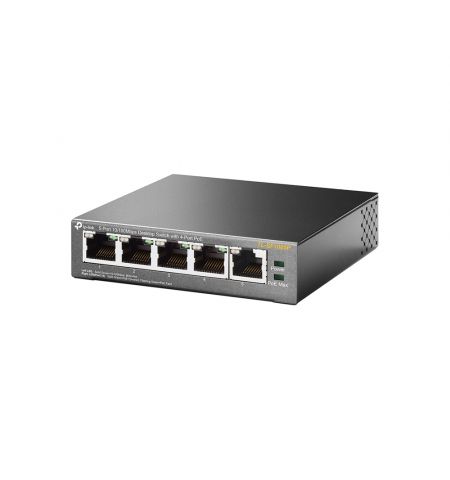 PoE Switch TL-SF1005P / 5 port / 100Mb / RJ45 / steel case