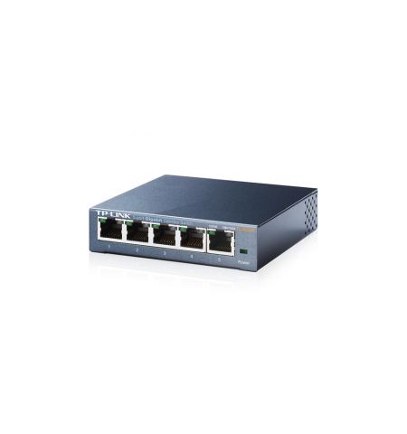 Switch TP-LINK TL-SG105 / 5 port / Gigabit / RJ45 / steel case