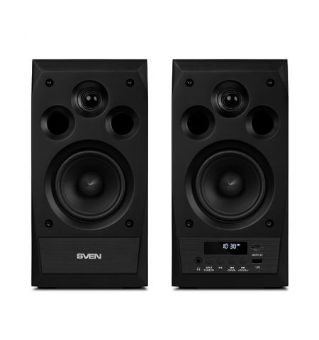 Boxe 2.0 SVEN MS-10 / 50W RMS, Bluetooth / Black
