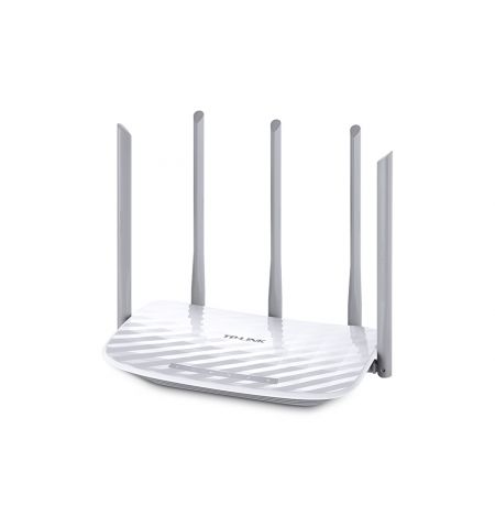 Wireless Router TP-LINK Archer C60 / AC1350 Dual Band / Wi-Fi5 / 1WAN+4LAN / 3 x 2.4GHz fixed antennas + 2 x 5GHz antennas Wireless Router TP-LINK Archer C60 / AC1350 Dual Band / Wi-Fi5 / 1WAN+4LAN / 3 x 2.4GHz fixed antennas + 2 x 5GHz antennas