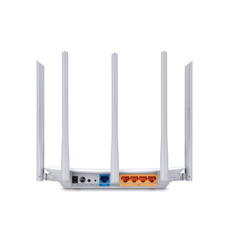 Wireless Router TP-LINK Archer C60 / AC1350 Dual Band / Wi-Fi5 / 1WAN+4LAN / 3 x 2.4GHz fixed antennas + 2 x 5GHz antennas Wireless Router TP-LINK Archer C60 / AC1350 Dual Band / Wi-Fi5 / 1WAN+4LAN / 3 x 2.4GHz fixed antennas + 2 x 5GHz antennas