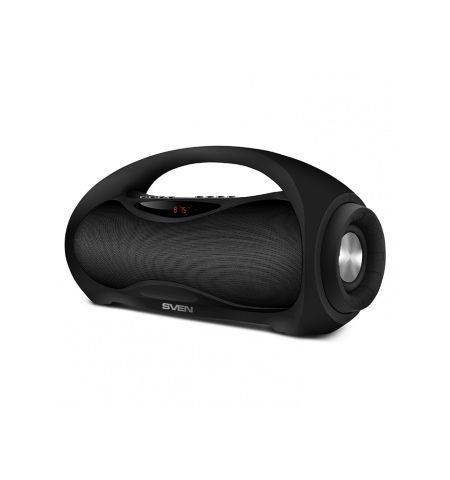 SVEN PS-420, Bluetooth Portable Speaker, 12W RMS, Support for iPad & smartphone, Bluetooth v.2.1 +EDR,FM tuner, USB & microSD, built-in lithium battery -1800 mAh, ability to control the tracks, AUX stereo input, Headset mode, Black