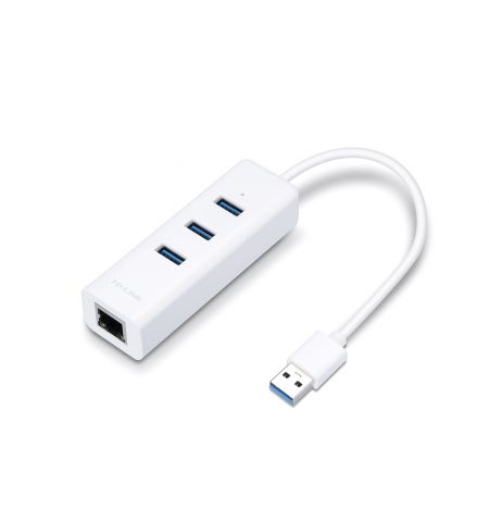 TP-LINK UE330, USB3.0 Gigabit LAN adapter + USB Hub, USB3.0 to RJ-45