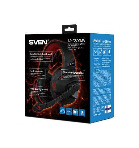 Casti SVEN AP-G890MV Black/Red Casti SVEN AP-G890MV Black/Red