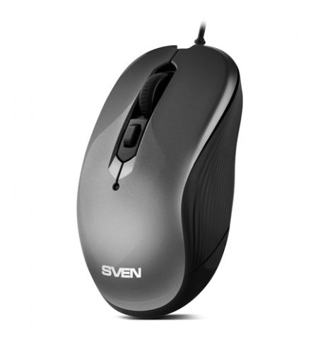 SVEN RX-520S, Optical Mouse, Antistress Silent 3200 dpi, USB, Gray SVEN RX-520S, Optical Mouse, Antistress Silent 3200 dpi, USB, Gray