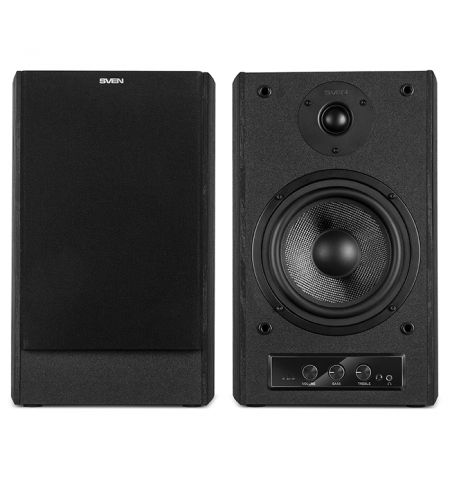 SVEN MC-30 Black, 2.0 / 2x100W RMS, D-CLASS AMPLIFIER WITH DSP, remote