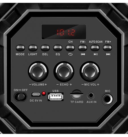 SVEN PS-500 Black, Bluetooth Portable Speaker, 36W RMS, Effective