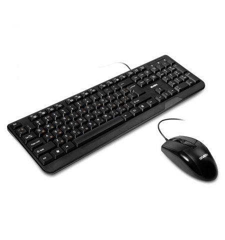 SVEN KB-S330C, Keyboard 12Fn-keys + Mouse (Optical 1000 dpi, 2+1(scroll wheel)), Waterproof design, Classic fullsize layout, USB, Black SVEN KB-S330C, Keyboard 12Fn-keys + Mouse (Optical 1000 dpi, 2+1(scroll wheel)), Waterproof design, Classic fullsize layout, USB, Black
