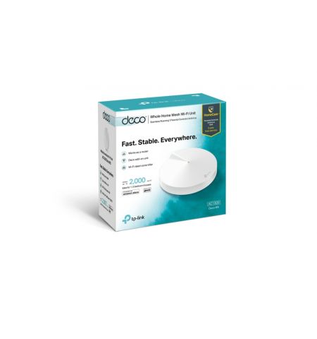 Mesh Wi-Fi System TP-LINK Deco M5 (1-pack) / AC1300 Dual Band /  2 LAN/WAN Gigabit Port Mesh Wi-Fi System TP-LINK Deco M5 (1-pack) / AC1300 Dual Band /  2 LAN/WAN Gigabit Port