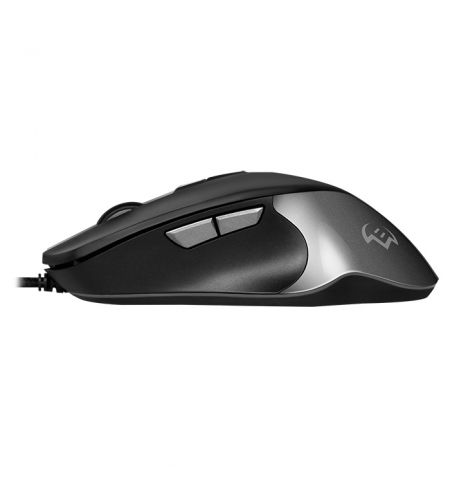 SVEN RX-G970 Gaming, Optical Mouse, 600-4000 dpi, 6+1 buttons (scroll wheel),  DPI switching modes, Two navigation buttons (Forward and Back), RGB backlight, Soft Touch coating, USB, 1.8m, Black SVEN RX-G970 Gaming, Optical Mouse, 600-4000 dpi, 6+1 buttons (scroll wheel),  DPI switching modes, Two navigation buttons (Forward and Back), RGB backlight, Soft Touch coating, USB, 1.8m, Black