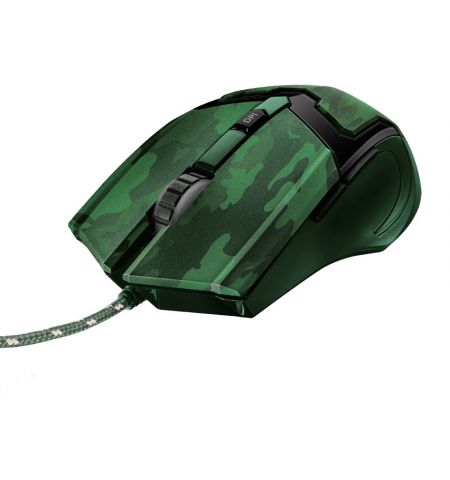 Trust Gaming GXT 101D Gav Mouse - Jungle Camo, 600 - 4800 dpi, 6 button, Trust Gaming GXT 101D Gav Mouse - Jungle Camo, 600 - 4800 dpi, 6 button,