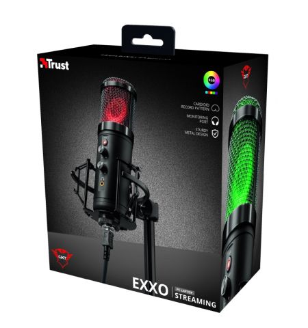 Trust Gaming GXT 256 Exxo USB Streaming Microphone, 5 single colours