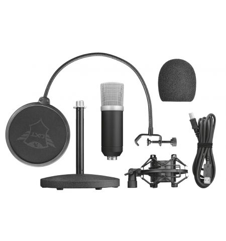 Trust Gaming GXT 252 Emita Streaming Microphone, USB connection,