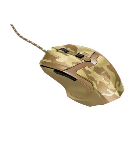 Trust Gaming GXT 101D GAV Mouse - Camo Brown, 600 - 4800 dpi, 6 button, Trust Gaming GXT 101D GAV Mouse - Camo Brown, 600 - 4800 dpi, 6 button,