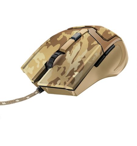 Trust Gaming GXT 101D GAV Mouse - Camo Brown, 600 - 4800 dpi, 6 button, Trust Gaming GXT 101D GAV Mouse - Camo Brown, 600 - 4800 dpi, 6 button,