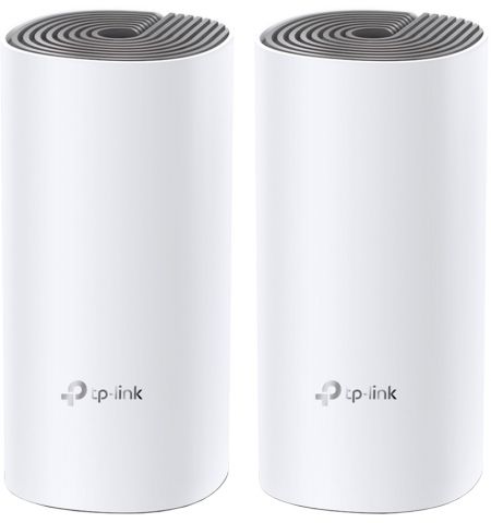 TP-LINK Deco E4 (2-pack)  AC1200 Mesh Wi-Fi System, 2 LAN Port, 867Mbps on 5GHz + 300Mbps on 2.4GHz, 802.11ac/b/g/n, Wi-Fi Dead-Zone Killer, Seamless Roaming with One Wi-Fi Name, Antivirus, Parental Controls